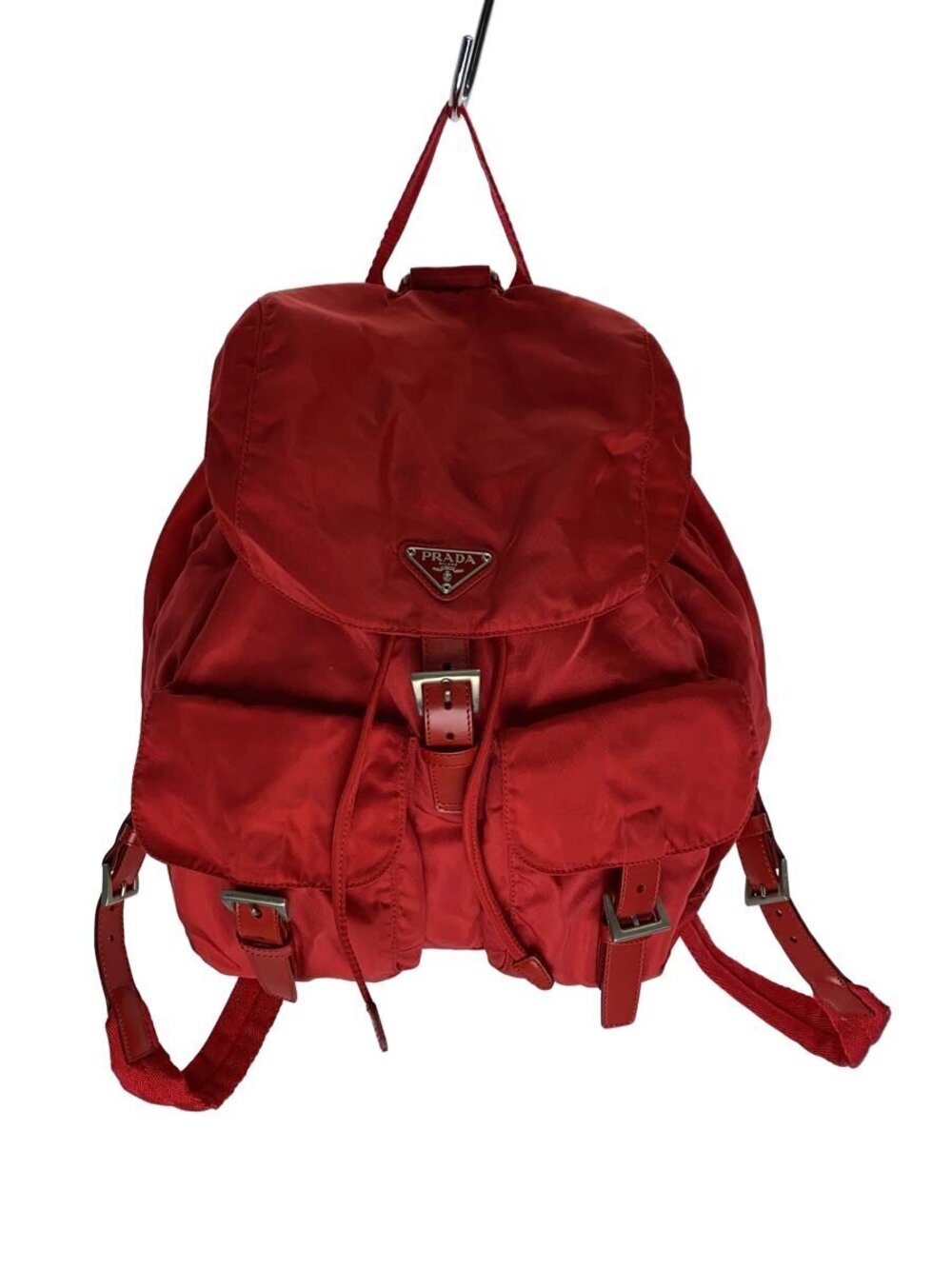 Prada Backpack Daybag Rucksack RED Rope